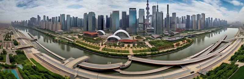 全景航拍广州城市建筑摄影图,高清,摄影图,摄影图片,图片大全,摄影图免费下载